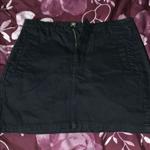 Black jean skirt